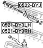 MAZDA D35032290 Tie Rod End